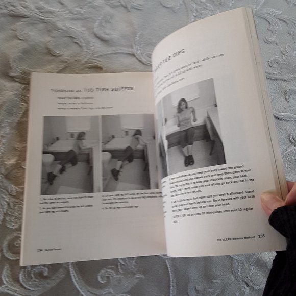 The Clean Momma Workout Get Lean While You Clean Carolyn Barnes PB Book - Picture 7 of 8
